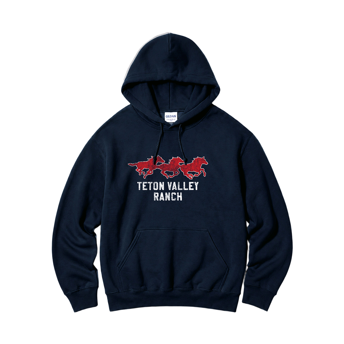 길단 X 빈티지 컬렉션 테톤밸리 후드 티셔츠 네이비(Gildan x Vintage Collection TETON VALEY Hooded Sweatshirt Navy)