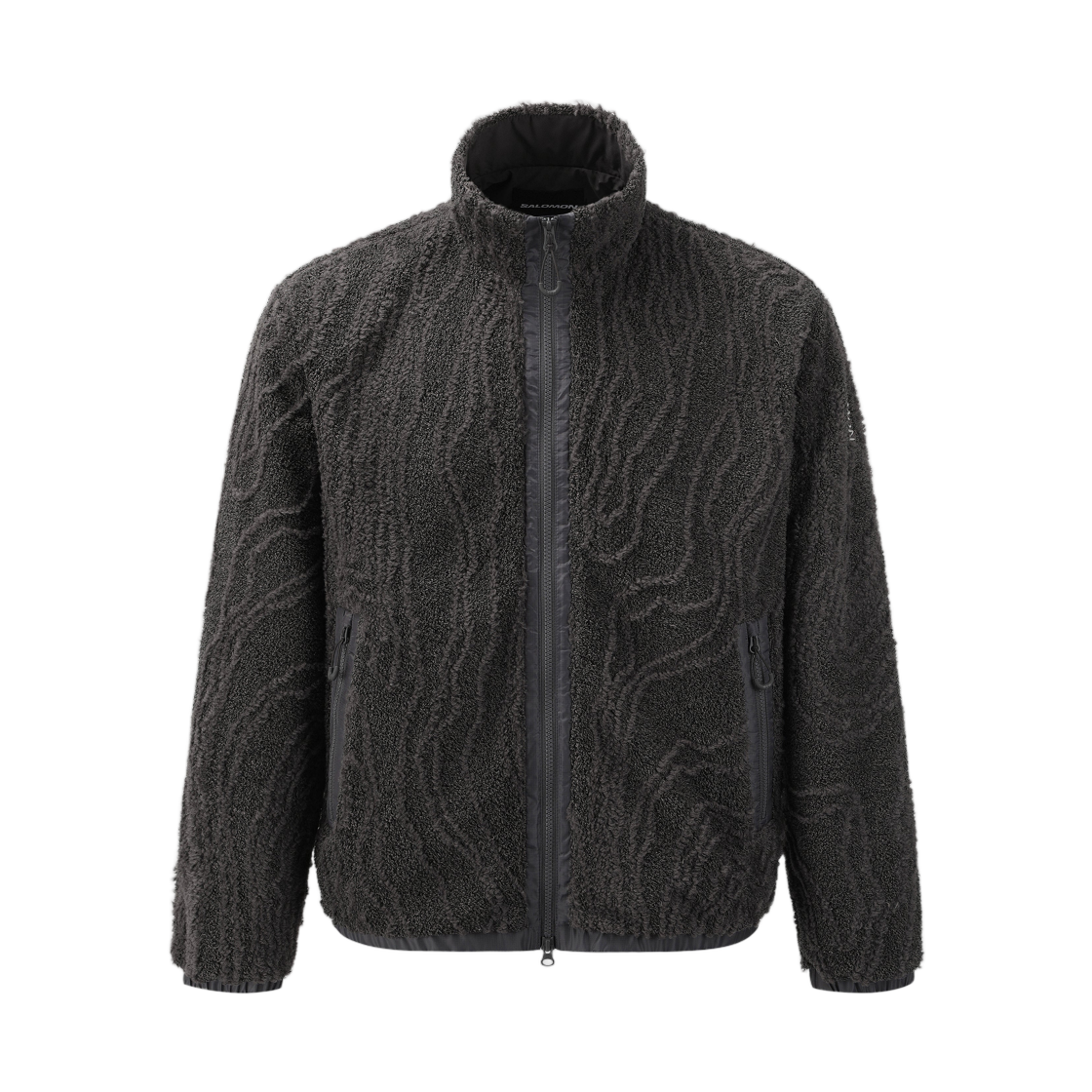 LD0386300 Salomon Morphing Fleece Jacket Dark Charcoal