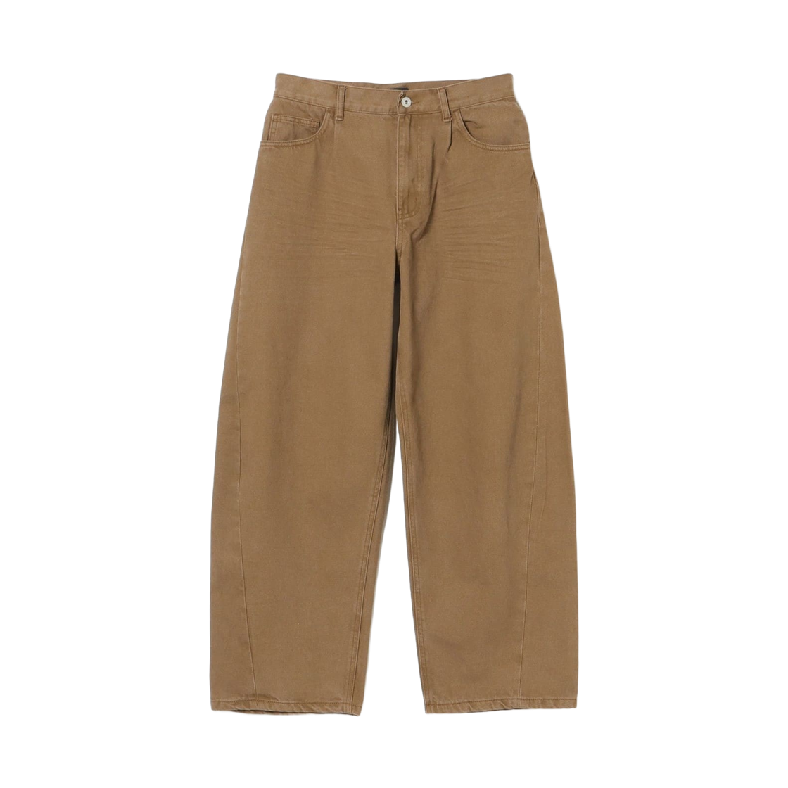 42-21-0114-286 Bemas Heart Color Curve Baggy Denim Light Brown