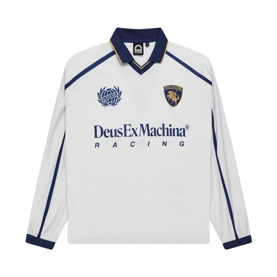 D263MLT548-WHT/D263ULT548-010 Deus Ex Machina Galactico Moto Jersey White