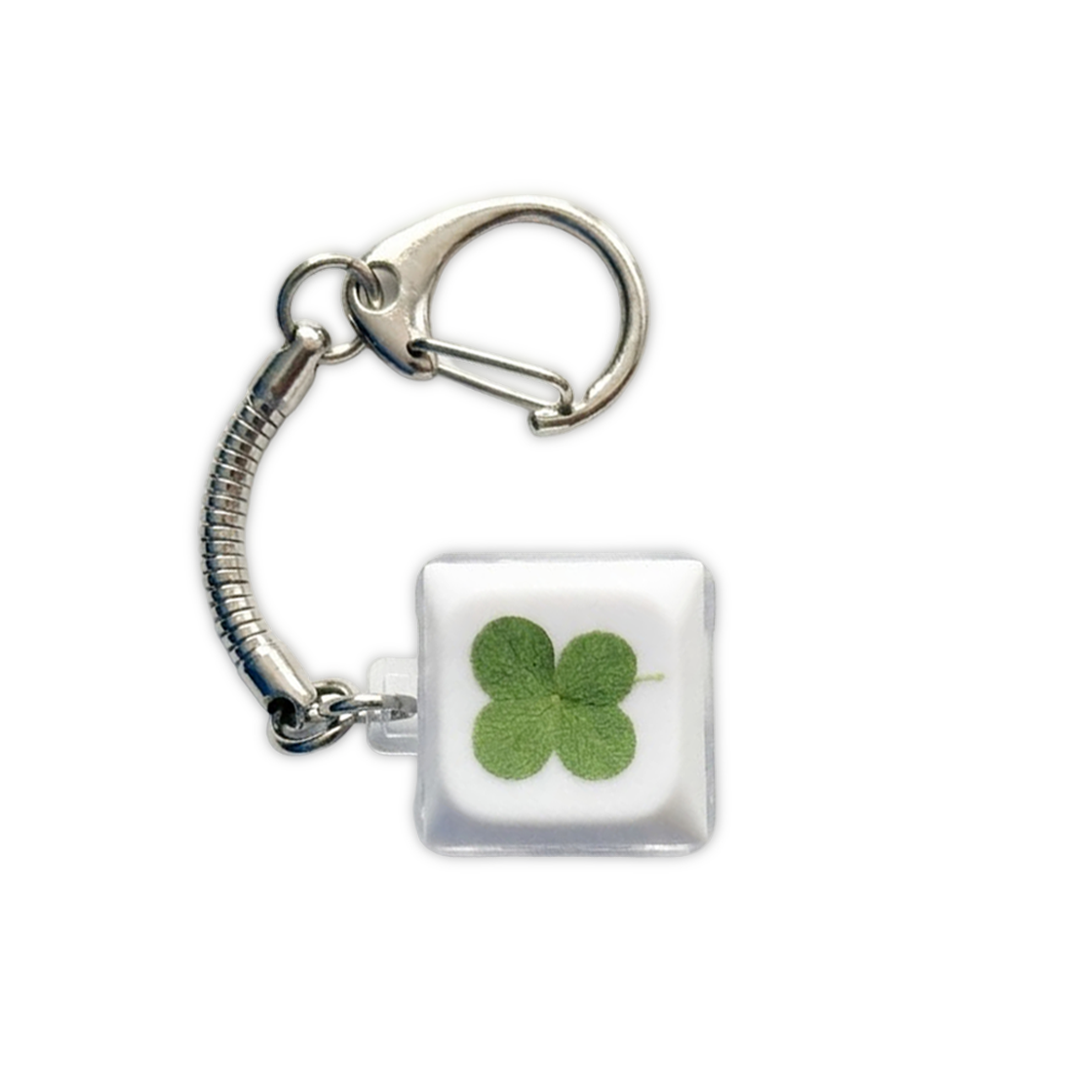E2604_0003 EARPEARP Lucky Clover LED Keycap Keyring