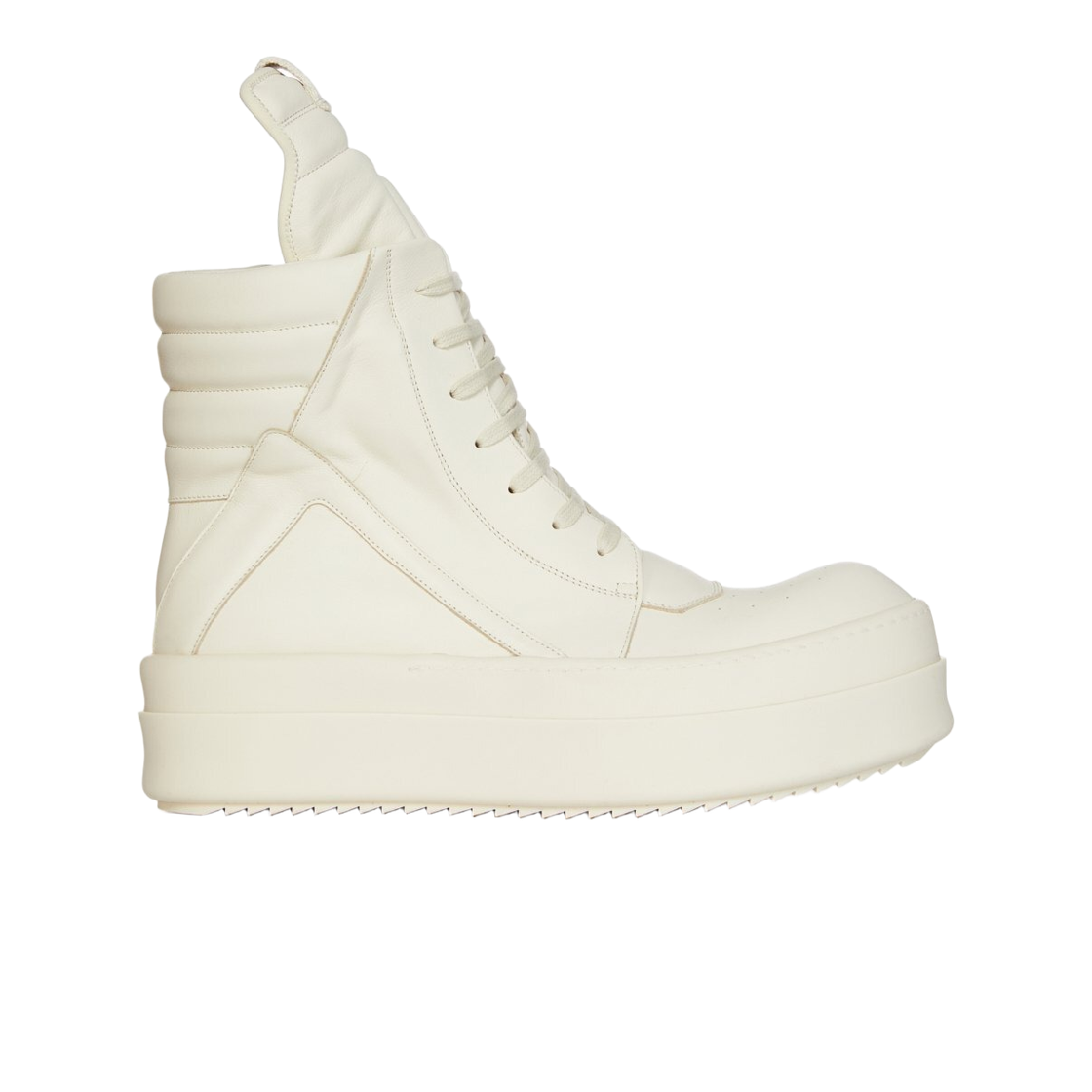 RU02F4868LCO-1111 Rick Owens Mega Bumper Geobasket Milk