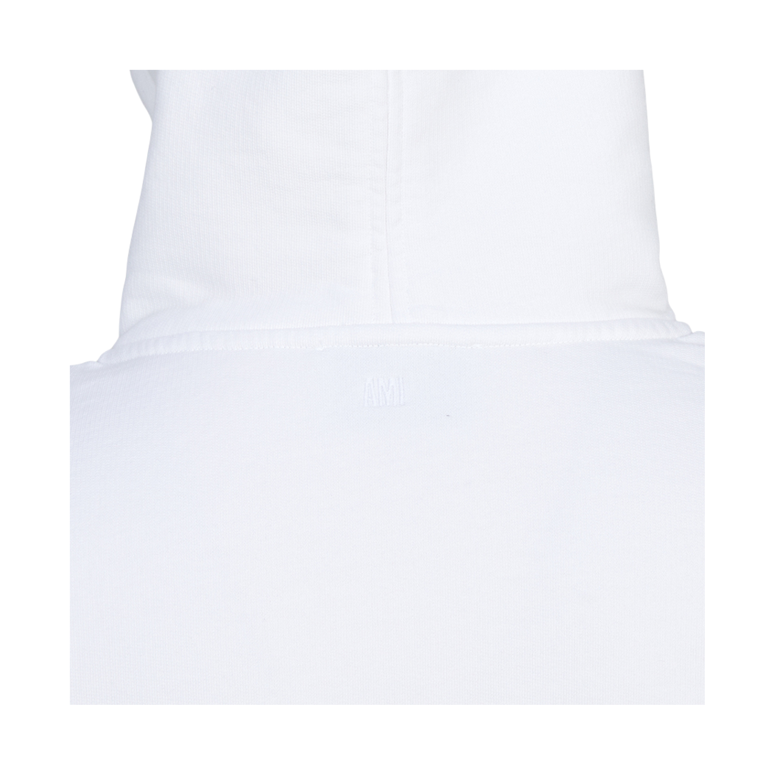 [15% 쿠폰] 아미 후드 스웨트셔츠 화이트([15% 쿠폰] AMI Hood Sweatshirt White) - 5