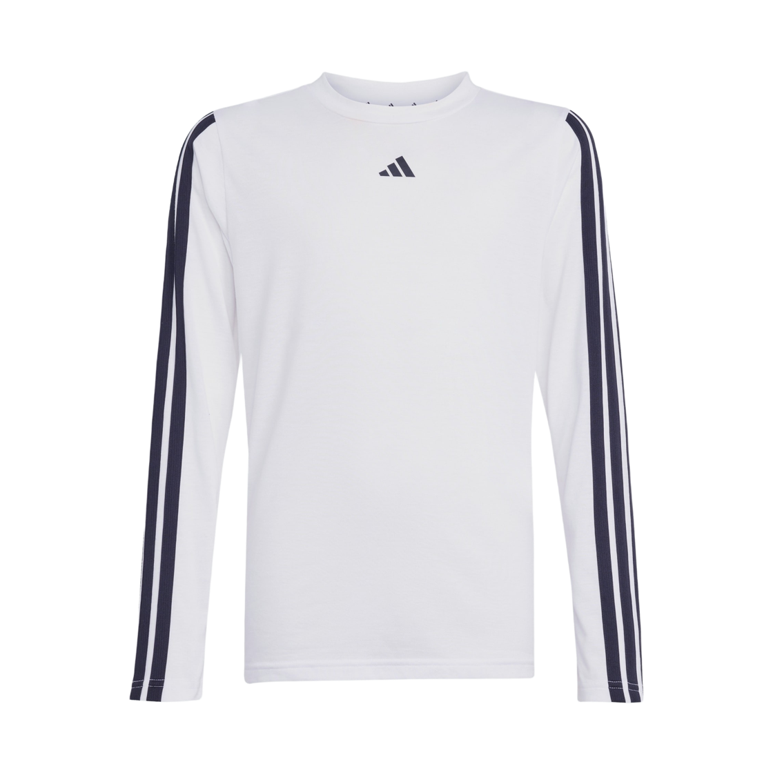 JM1578 (Kids) Adidas Train Essentials Long Sleeve White Black - KR Sizing