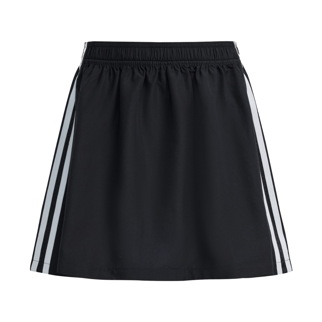 KD7870 (Kids) Adidas Woven Regular Wide Skirt Black White - KR Sizing
