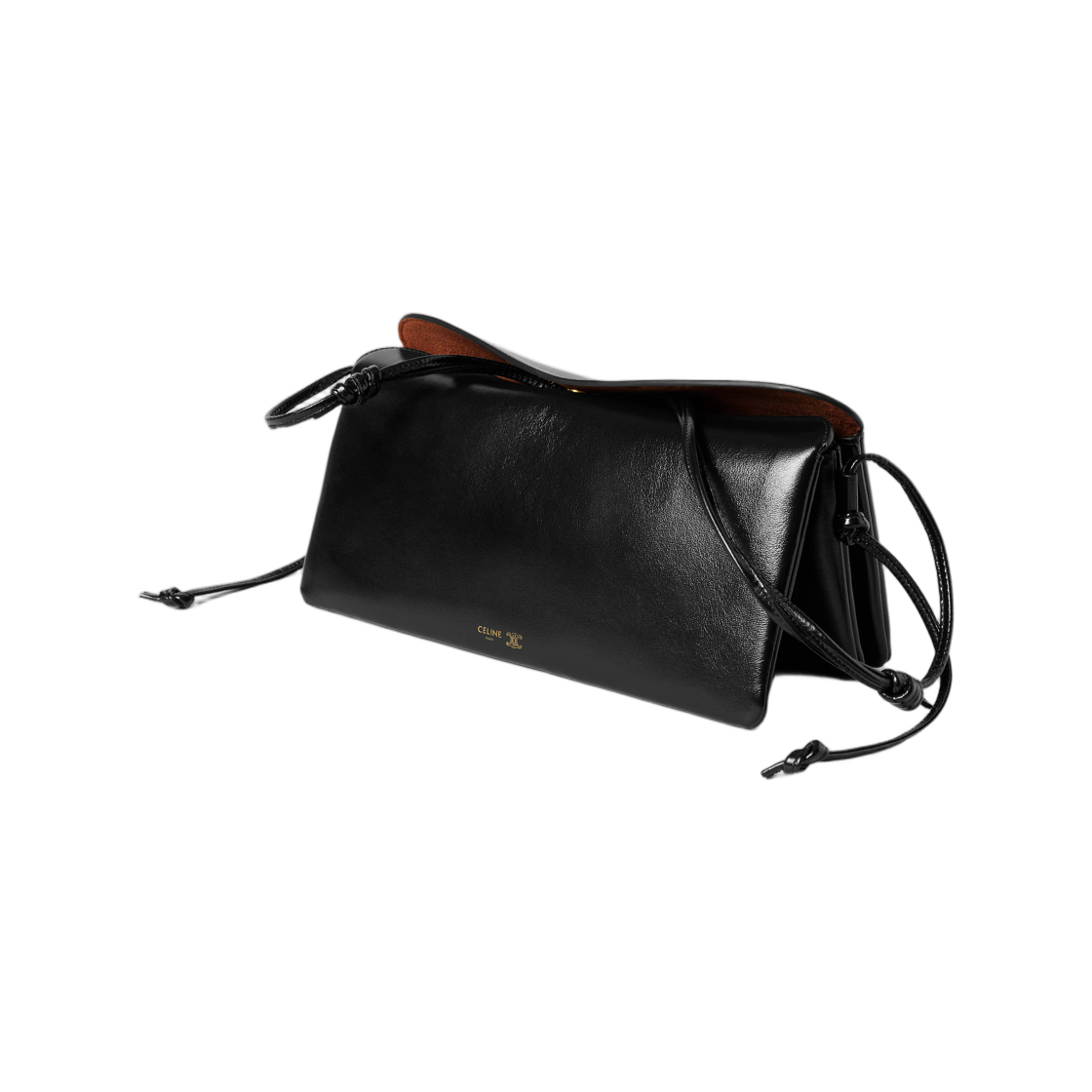 셀린느 사이드 투 사이드 트리오 샤이니 램스킨 블랙(Celine Side To Side Trio in Shiny Lambskin Black) - 2