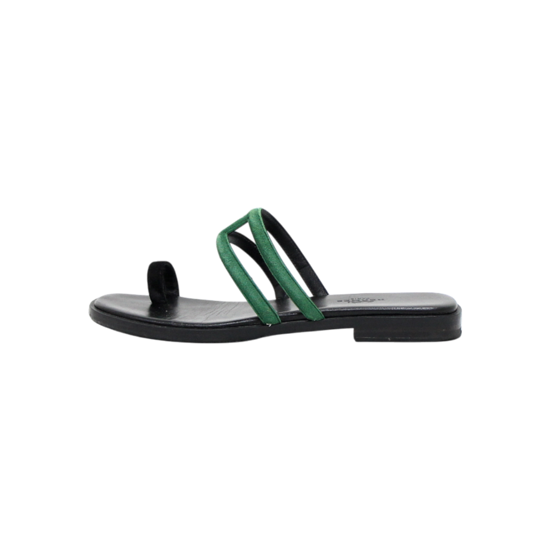 ITELCT48K3LM Hermes Georgia Women Sandals Vert Cactus