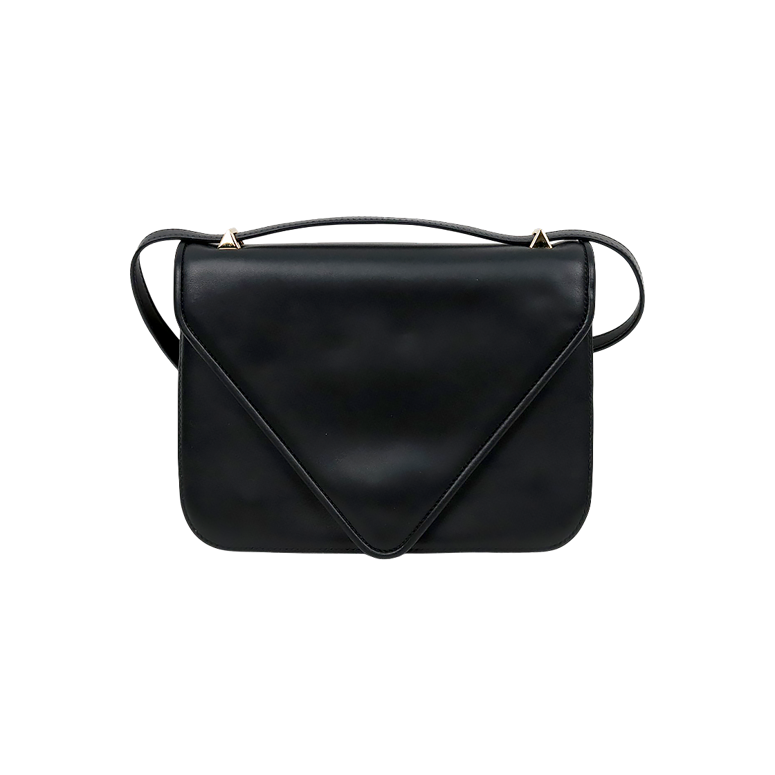 ITH37PSMM4LQ Bottega Veneta Black Mount Satchel Shoulder Bag