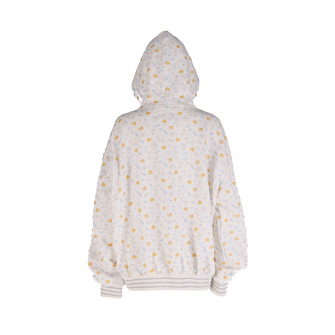 혼쿄 스낵타임 멜로우 후디 화이트(Honkyo Snacktime Mellow Hoodie White) - 2
