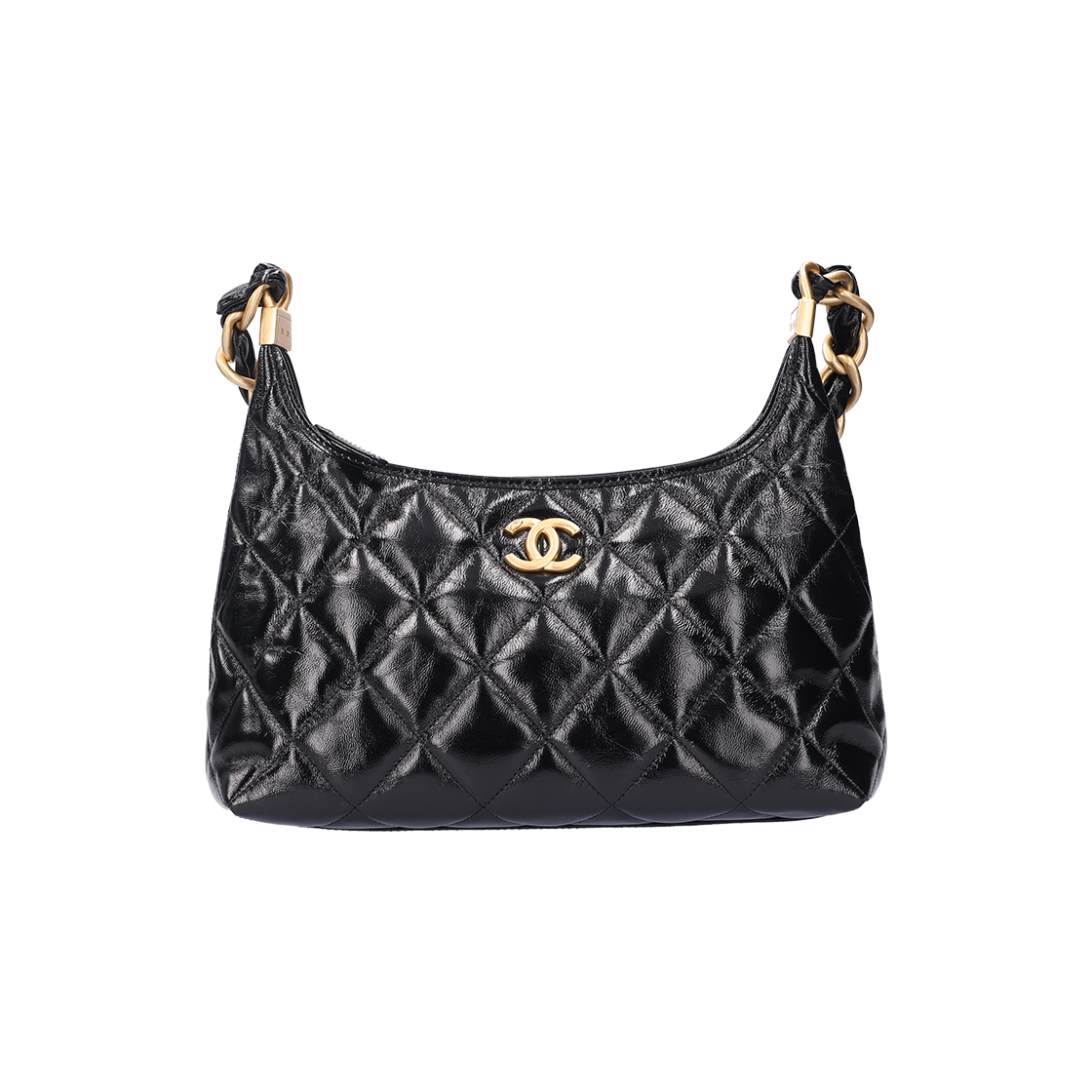 ITOTKDAK643R Chanel Hobo Bag Lambskin & Black Gold Metal