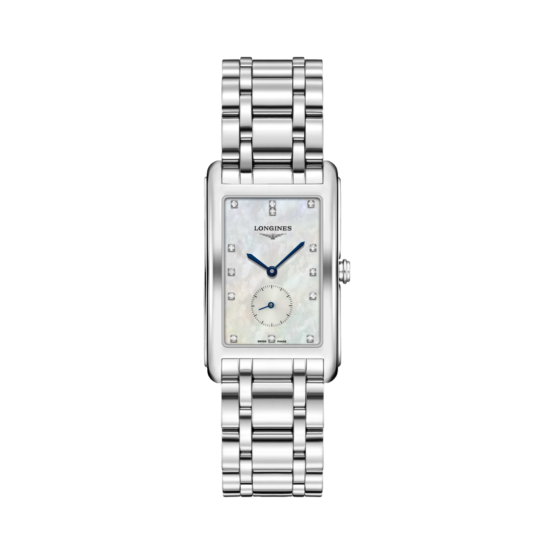 L5.755.4.87.6 [15% 쿠폰] (W) Longines Dolce Vita Quartz 25.8x42mm Stainless Steel White Mother of Pearl Diamond