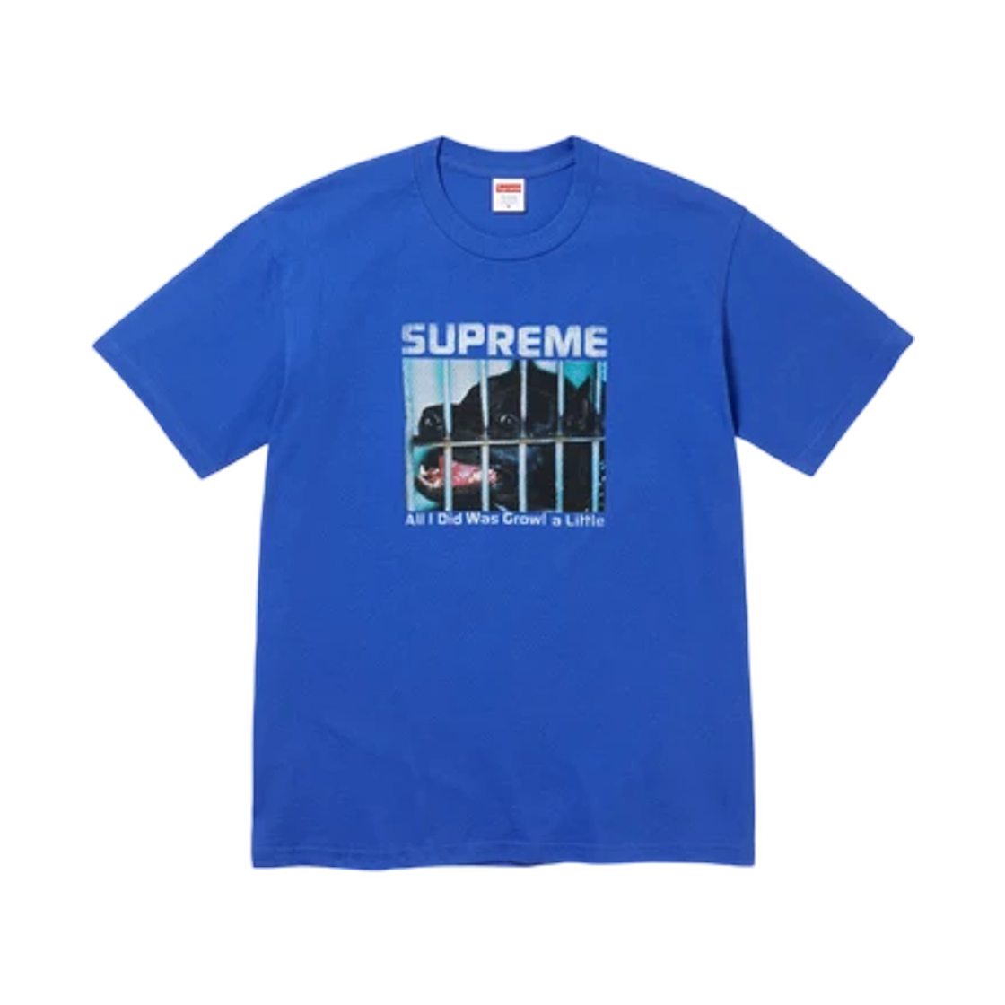 - Supreme Growl T-Shirt Royal - 26FW