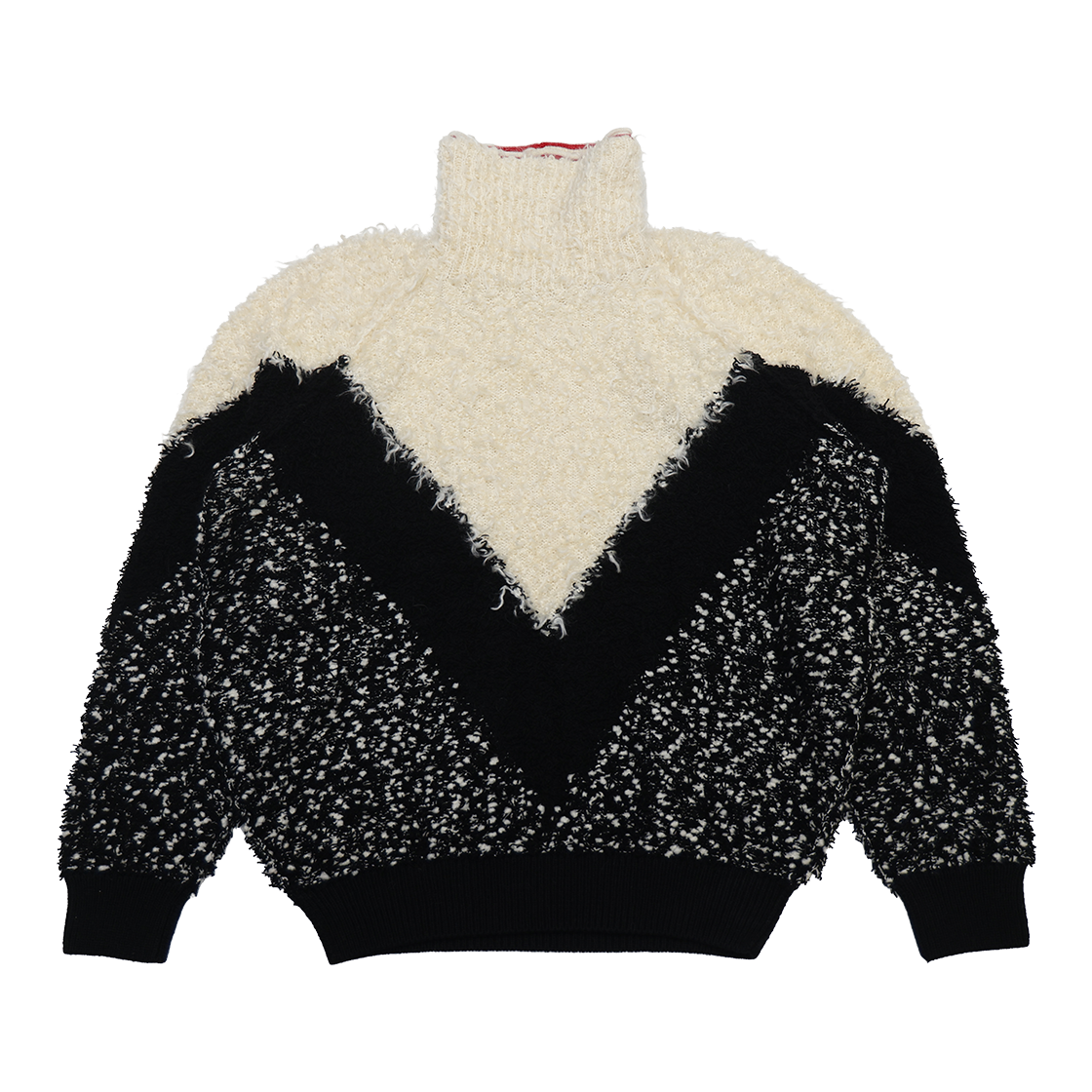 지방시 터틀넥 블랙 아이보리(Givenchy Turtleneck Black Ivory)