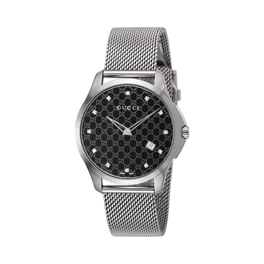 [15% 쿠폰] 구찌 G-타임리스 쿼츠 40mm 스테인리스 스틸 블랙([15% 쿠폰] Gucci G-Timeless Quartz 40mm Stainless Steel Black) - 2