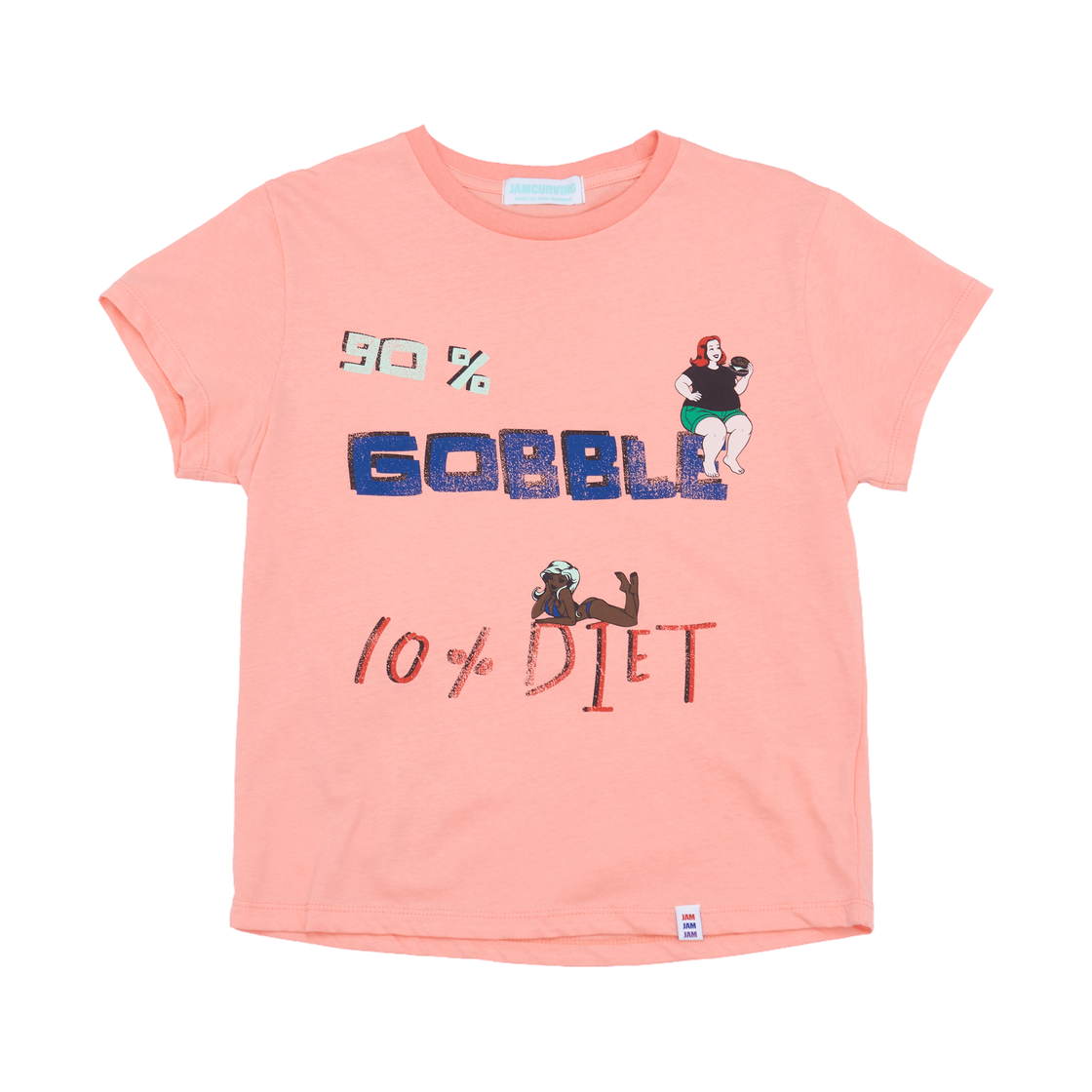 잼커빙 고블 다이어트 티 코랄(Jamcurving Gobble Diet Tee Coral)