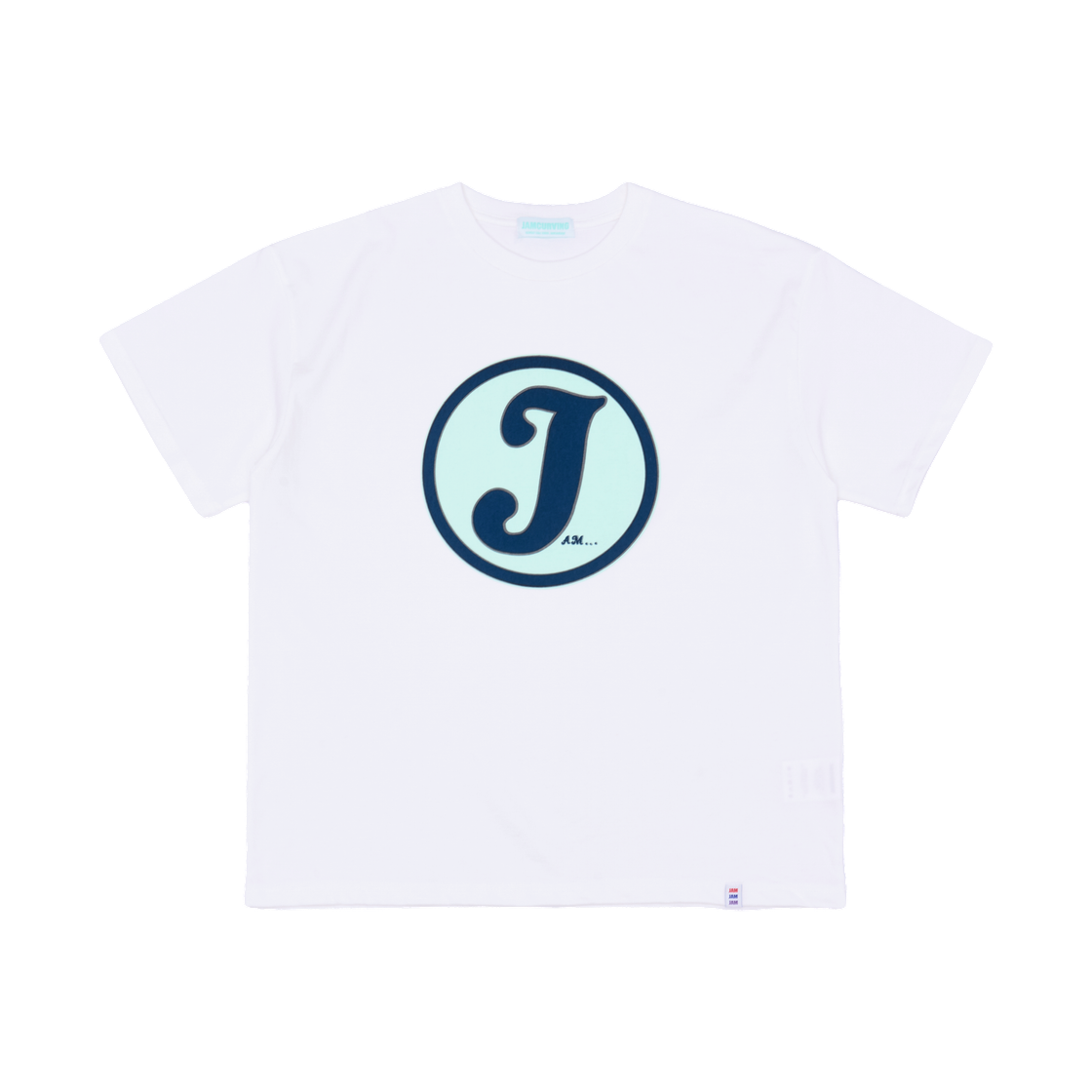 잼커빙 잼 스탬프 티 화이트(Jamcurving Jam Stamp Tee White) - 1