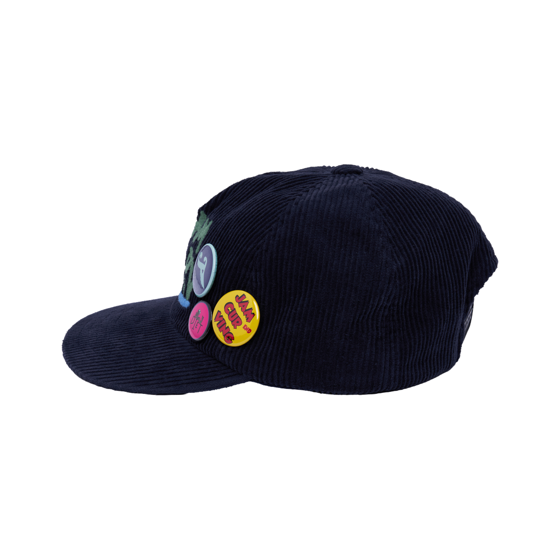 잼커빙 커브 핀 캡 코듀로이 네이비(Jamcurving Curve Pin Cap Corduroy Navy) - 3