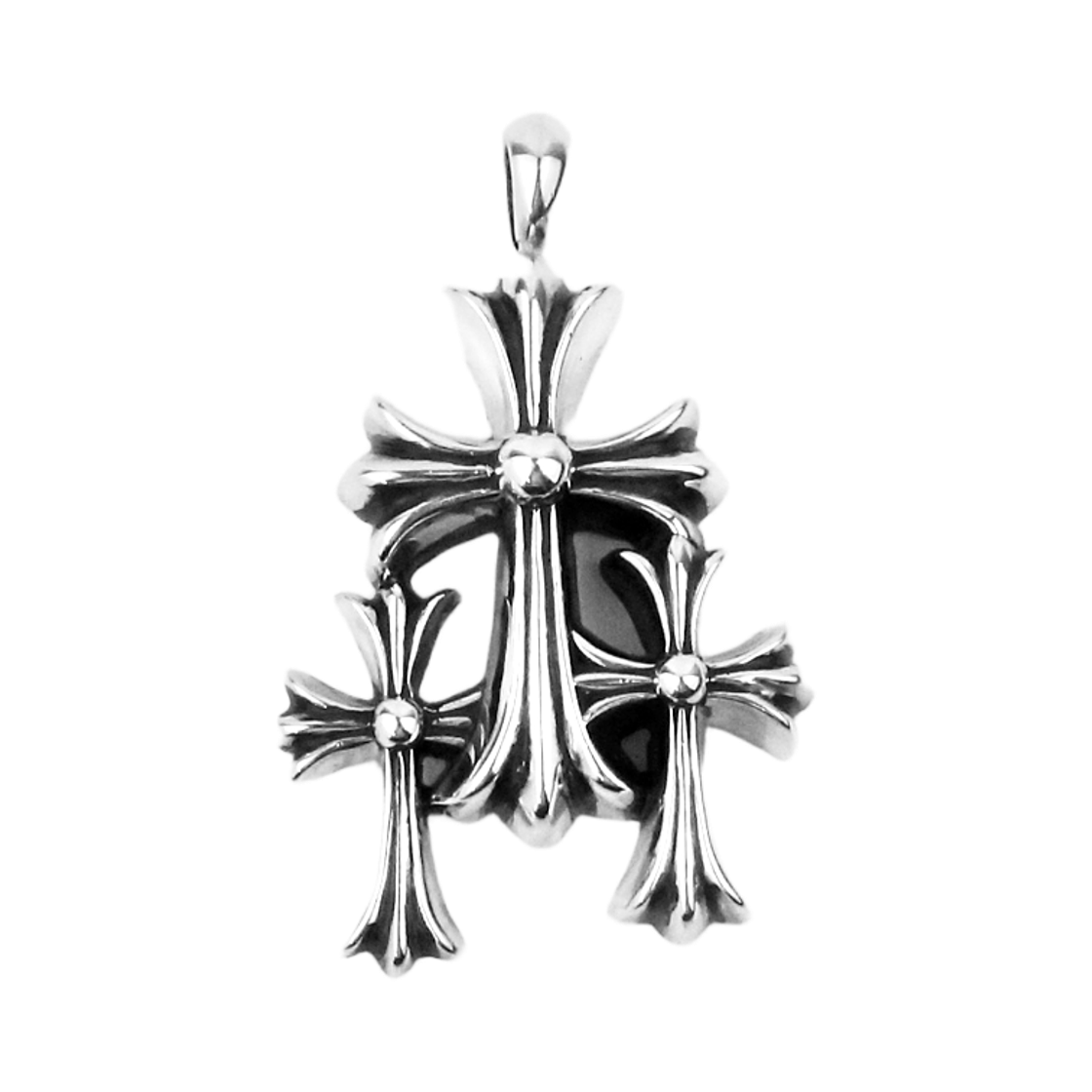 77012 Hansroom Chrome Hearts 3CH Cross Sml Pendant