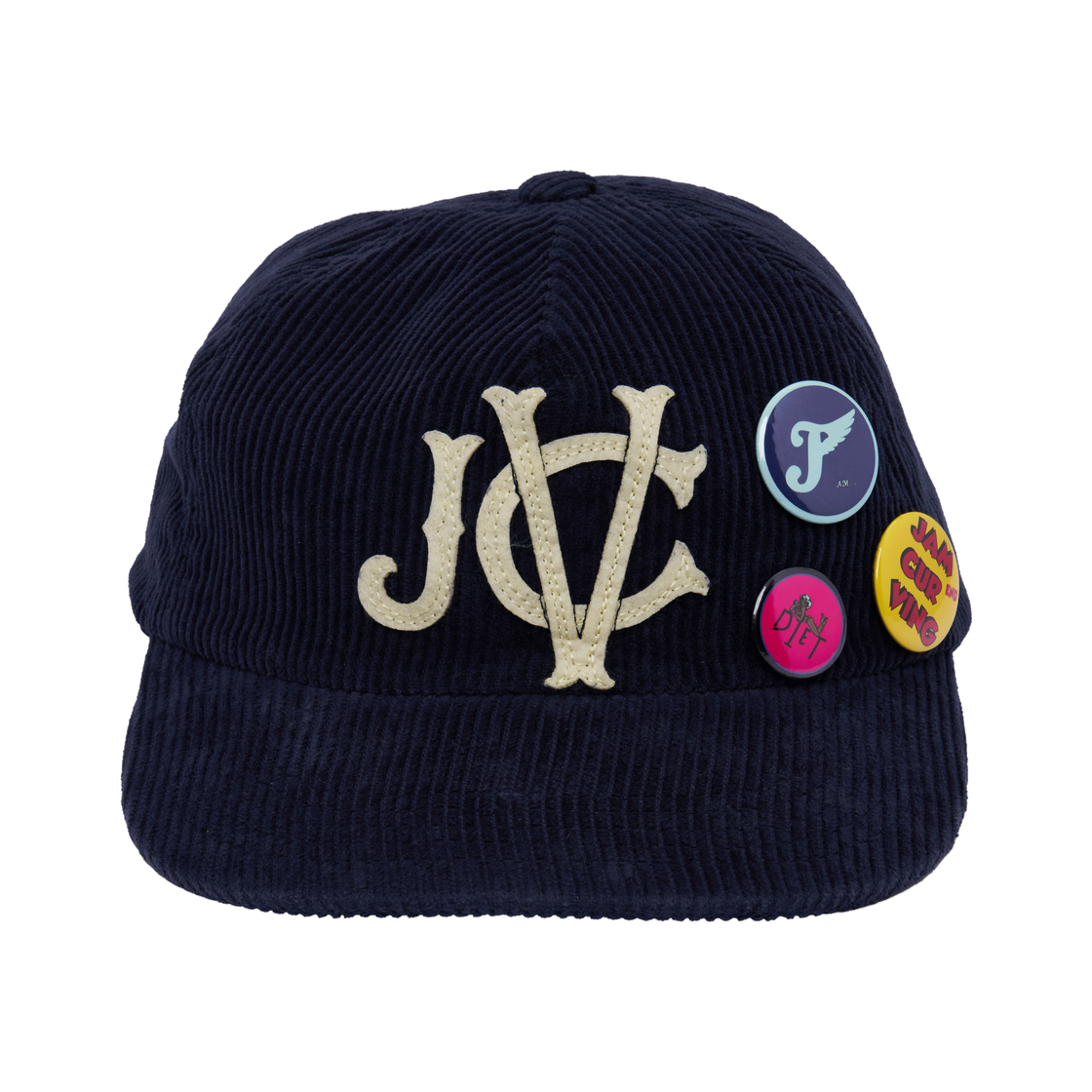 잼커빙 JCV 핀 캡 코듀로이 네이비(Jamcurving Jcv Pin Cap Coduroy Navy)