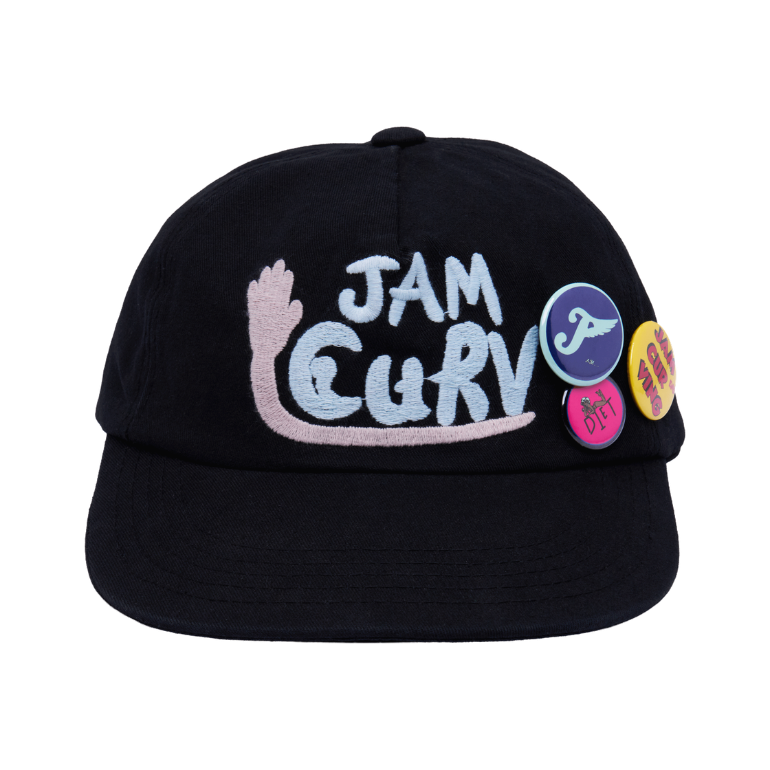 잼커빙 커브 핀 캡 빈티지 블랙(Jamcurving Curve Pin Cap Vintage Black)