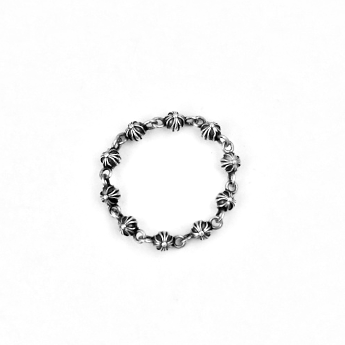 한스룸 크롬하츠 타이니 비즈 체인링(Hansroom Chrome Hearts Tiny Bead  Chain Ring) - 2