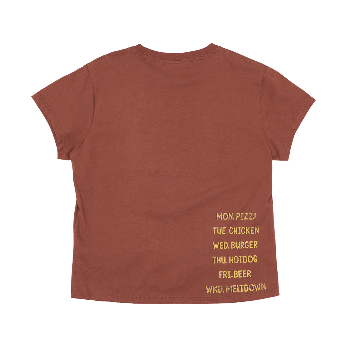 잼커빙 고블 다이어트 티 브라운(Jamcurving Gobble Diet Tee Brown) - 2