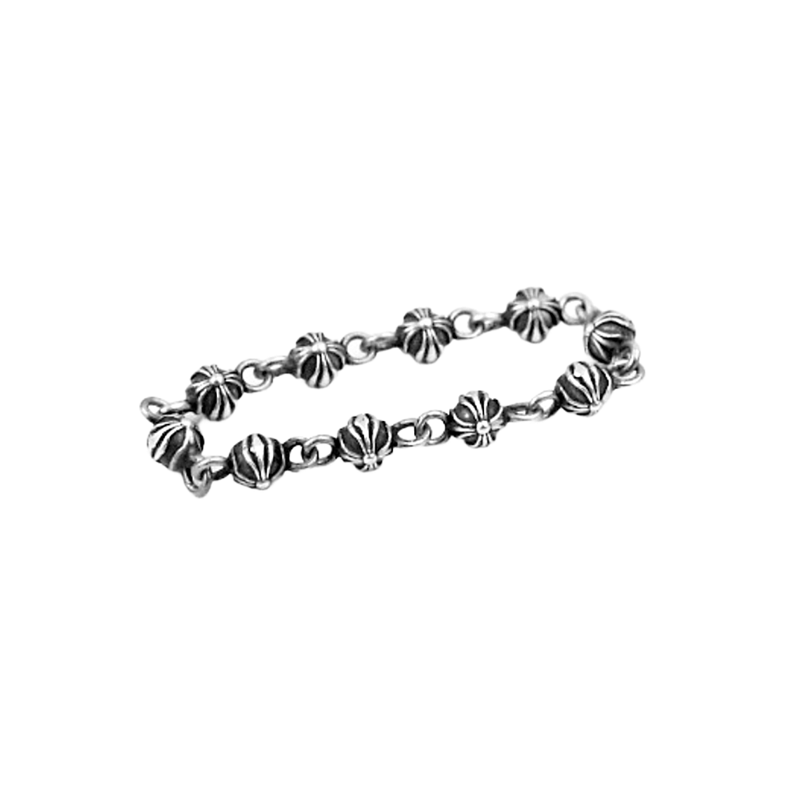 4401 Hansroom Chrome Hearts Tiny Bead  Chain Ring