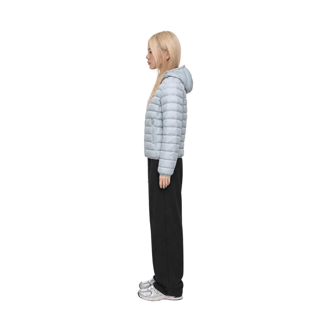 스파오 씬라이트 후드 자켓 페일 블루(Spao Thin-Light Hooded Jacket Pale Blue) - 4