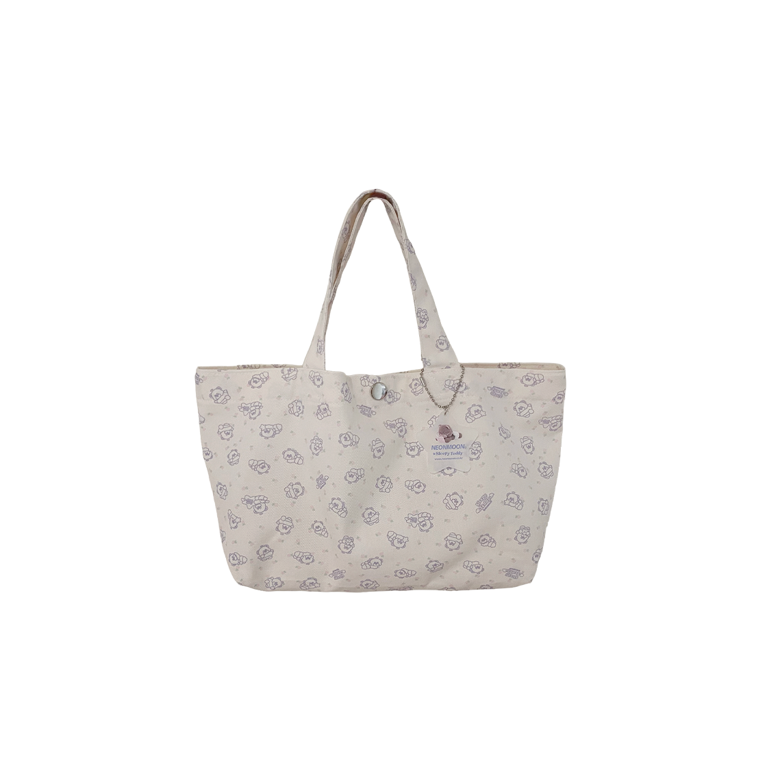 S_Garden Teddy NEONMOON Sleepy Teddy Pattern Bag (S) Garden