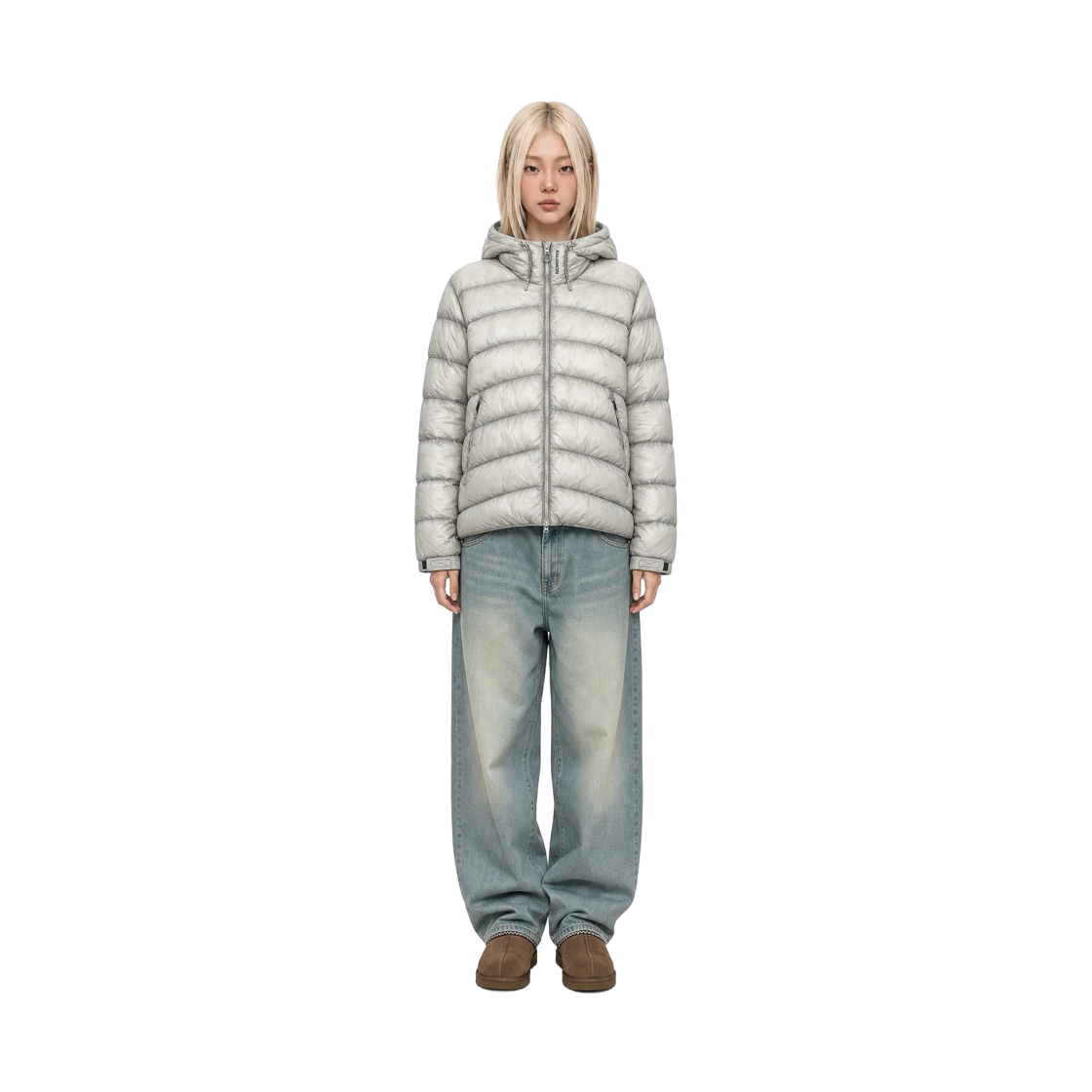 살로몬 UNI 크로스 인슐레이션 자켓 라이트 그레이(Salomon UNI Cross Insulation Jacket Light Grey) - 4