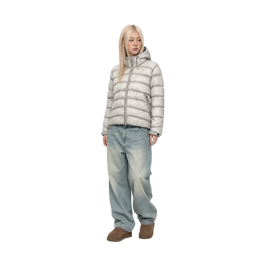 살로몬 UNI 크로스 인슐레이션 자켓 라이트 그레이(Salomon UNI Cross Insulation Jacket Light Grey) - 3