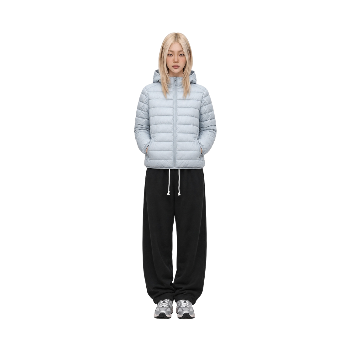 스파오 씬라이트 후드 자켓 페일 블루(Spao Thin-Light Hooded Jacket Pale Blue) - 3