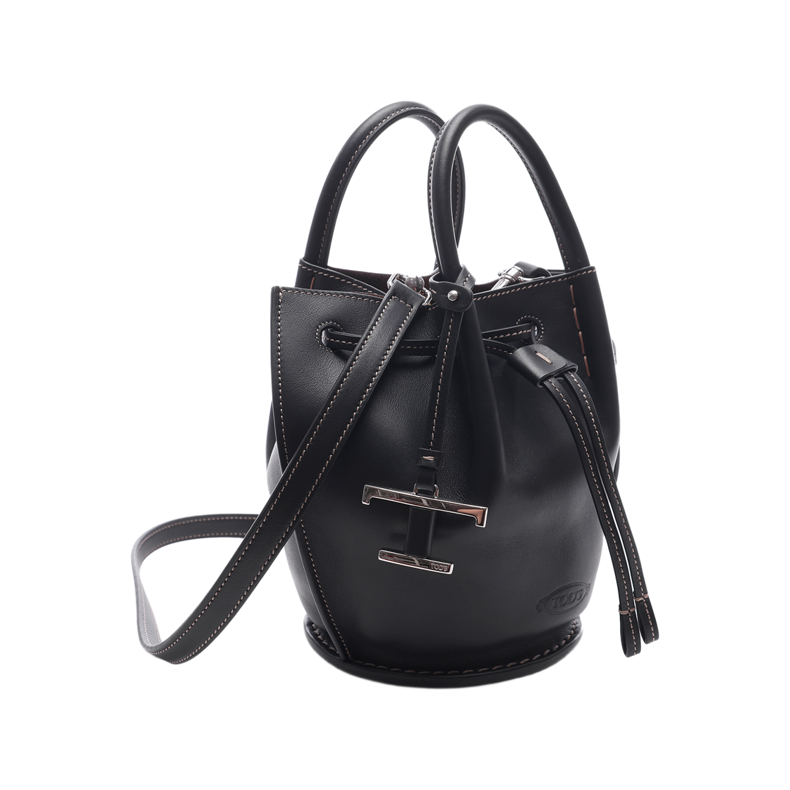 [15% 쿠폰] 토즈 레더 버킷백 미니 블랙([15% 쿠폰] Tod's Leather Bucket Bag Mini Black) - 3