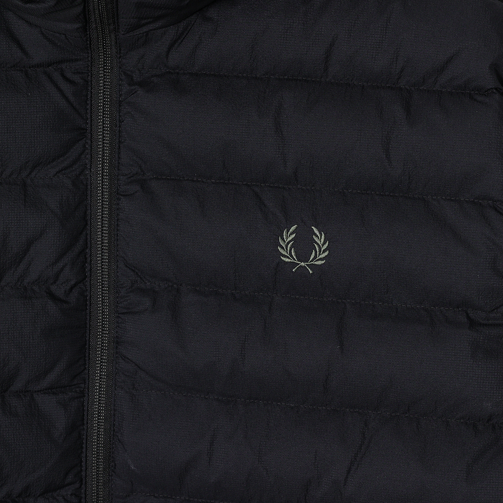 프레드페리 후드 인슐레이트 재킷 블랙(Fred Perry Hooded Insulated Jacket Black) - 5
