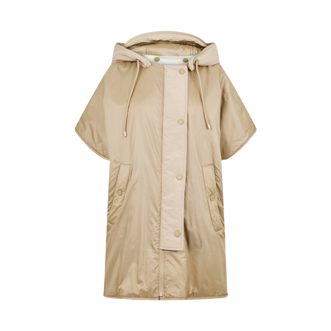 2525296011 021 [15% 쿠폰] Max Mara Riva Reversible Padded Cape Jumper Beige/Khaki