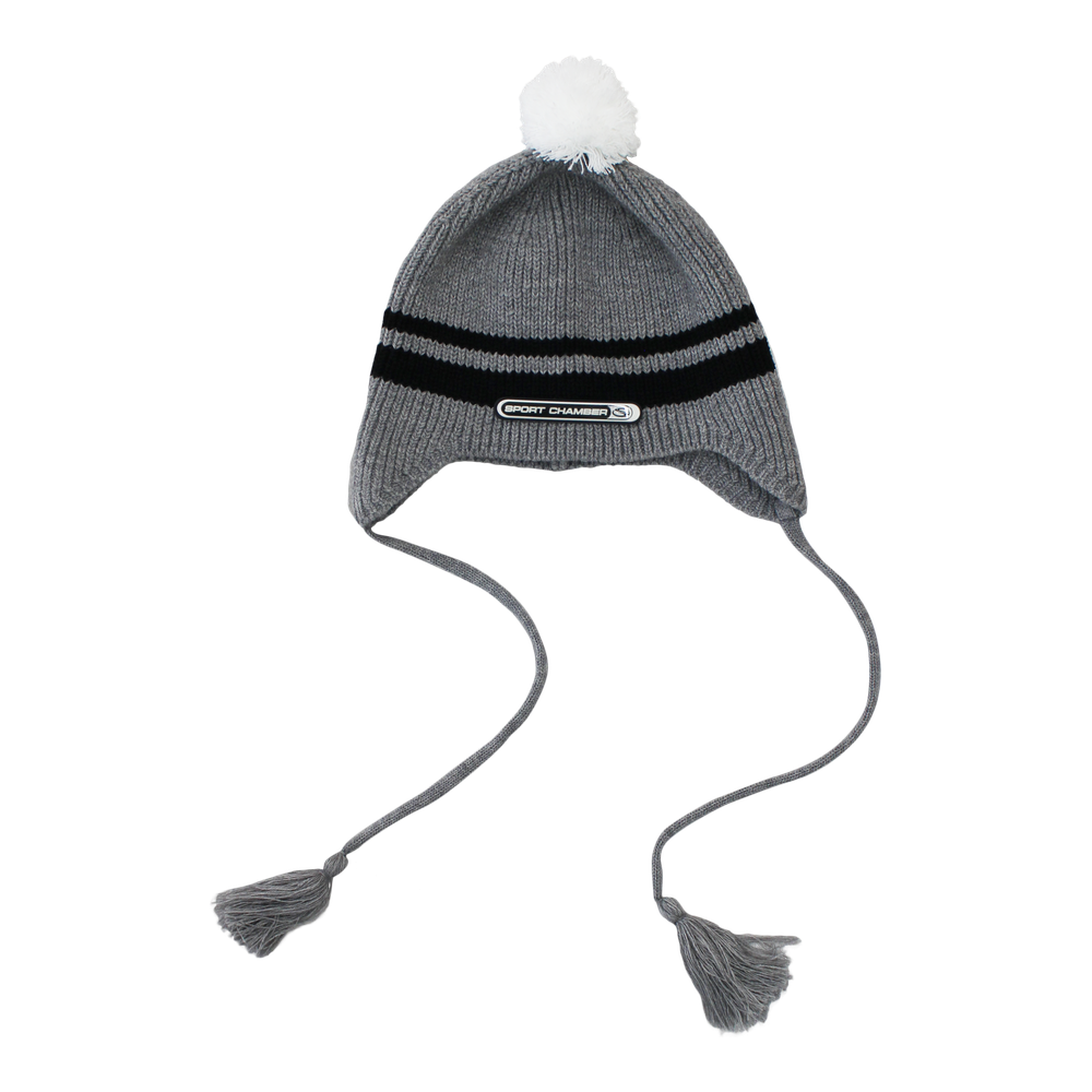 스포츠챔버 루트 이어플랩 비니 그레이(SPORT CHAMBER Root Earflap Beanie Gray)