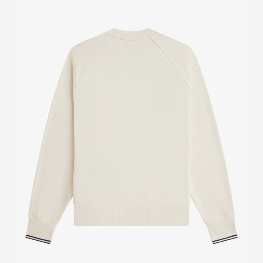 프레드페리 릴렉스드 팁드 크루넥 스웻셔츠 에크루(Fred Perry Relaxed Tipped Crewneck Sweatshirt Ecru) - 2