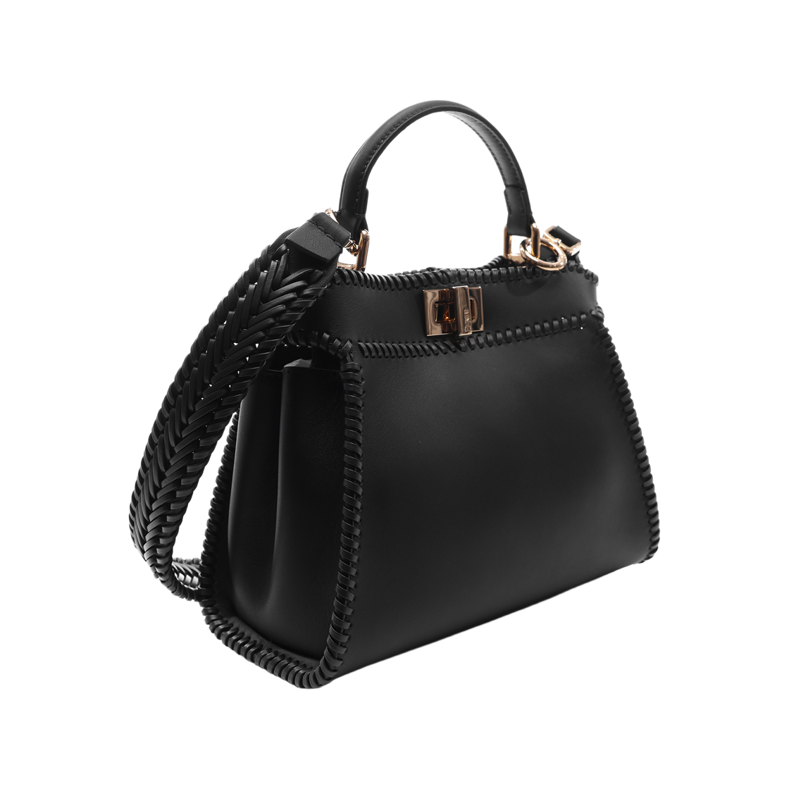 [15% 쿠폰] 펜디 피카부 미니 토트백 브라운([15% 쿠폰] Fendi Peekaboo Mini Tote Bag Brown) - 3