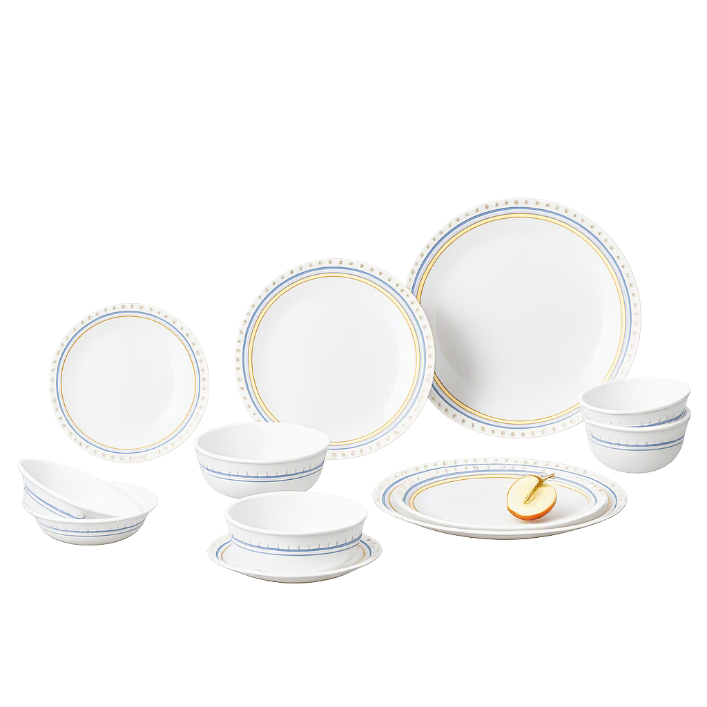 COR214 Corelle Adorable Dot Blue 2‑Person 12‑Piece Set