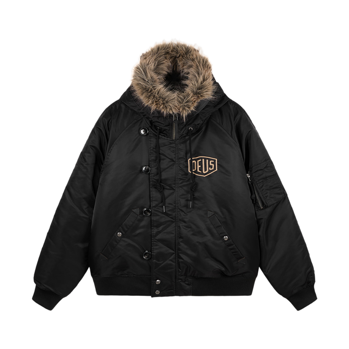 - Deus Ex Machina N-2B Marsden Parka Jacket Black