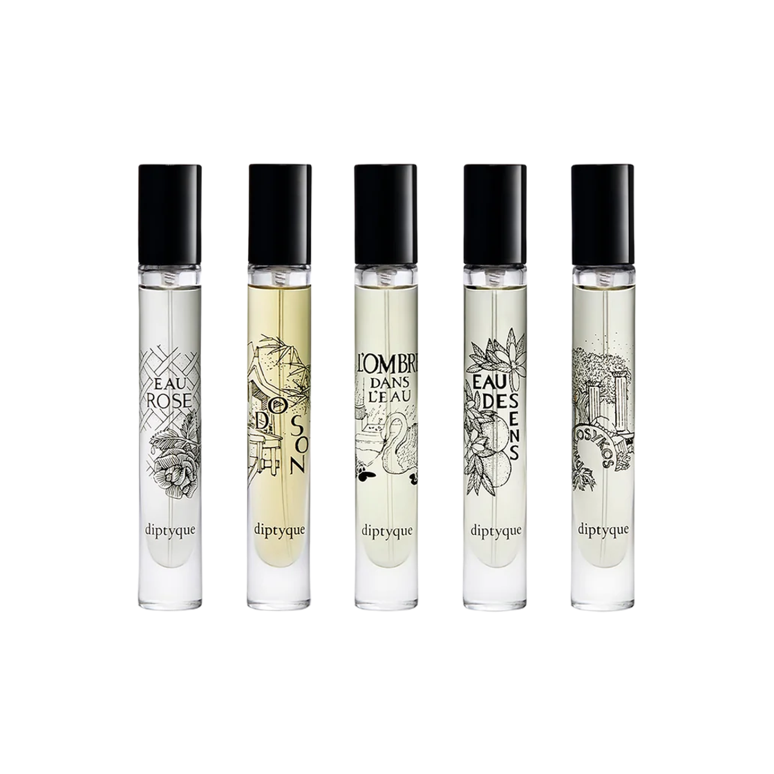 - Diptyque Eau De Toilette Discovery Set 7.5ml x 5