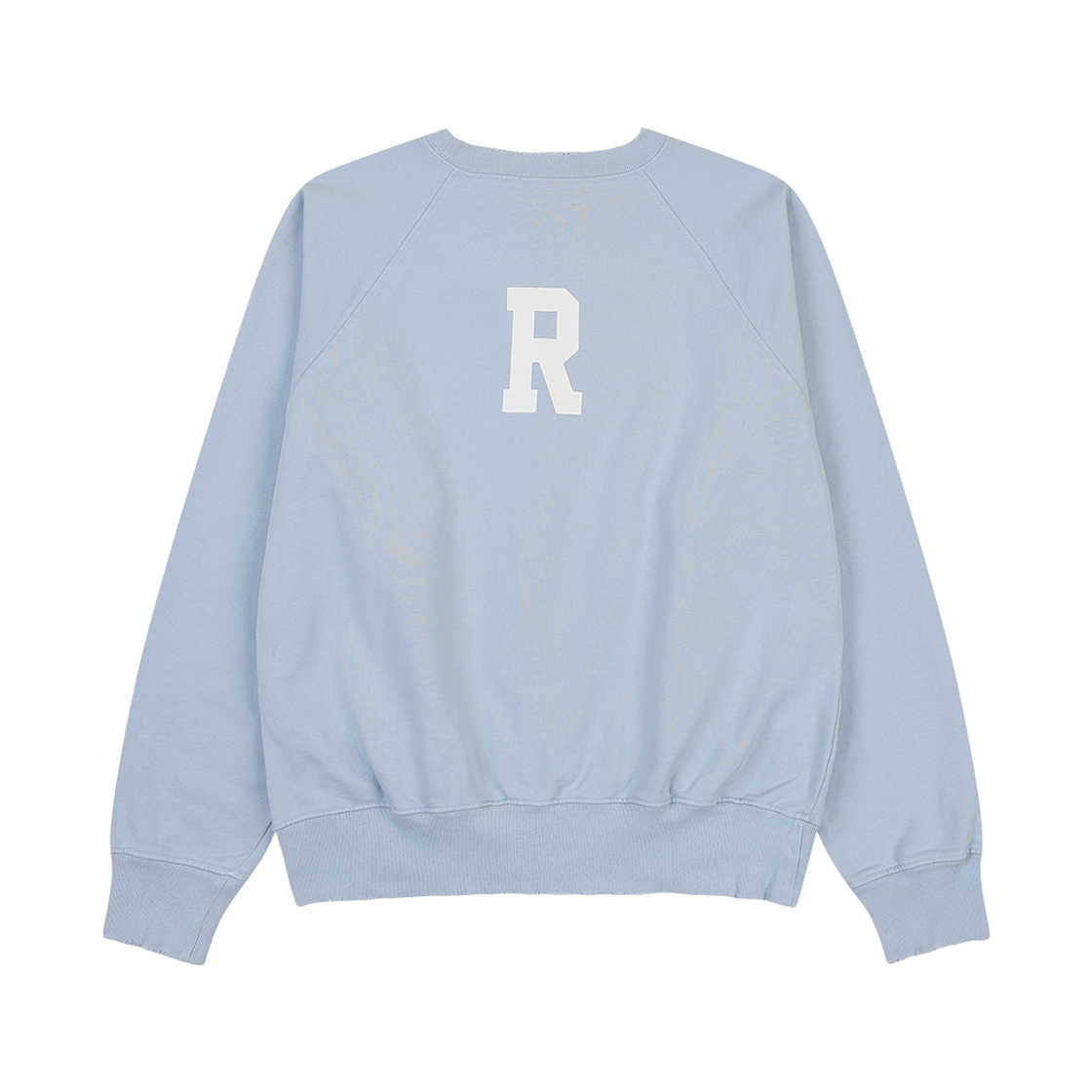 피어 리셉션 래글런 스웨트 레어 코튼 브러시 플리스 아이스 블루(PEER Reciption Raglan Sweat Rare Cotton Brush Fleece Ice Blue) - 2