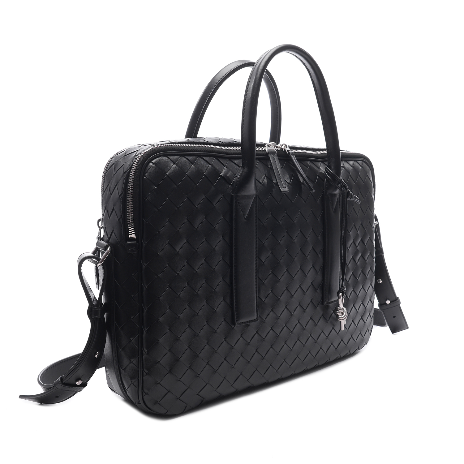 [15% 쿠폰] 보테가 베네타 겟어웨이 라지 브리프케이스 블랙([15% 쿠폰] Bottega Veneta Getaway Large Briefcase Black) - 3