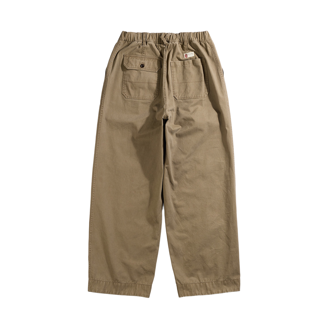 건지울른스 코튼 퍼티그 밴딩 팬츠 카키(Guernsey Woollens Cotton Fatigue Banding Pants Khaki) - 2