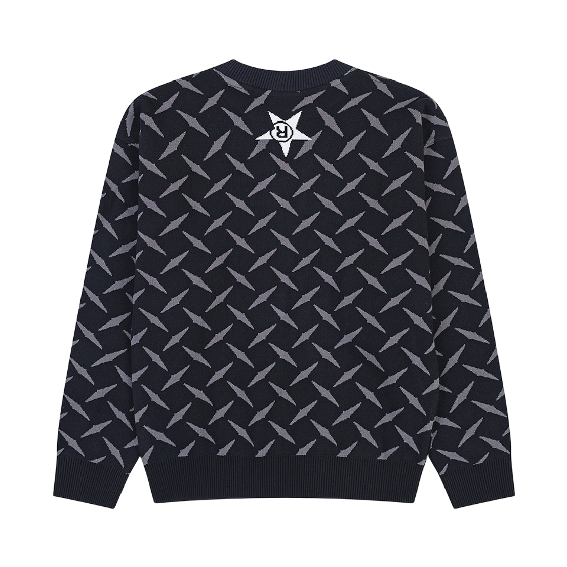 피어 레이브 스케이트보드 보이드니트 크루넥 블랙(PEER Rave Skateboards Boydknit Crew-Neck Black) - 2