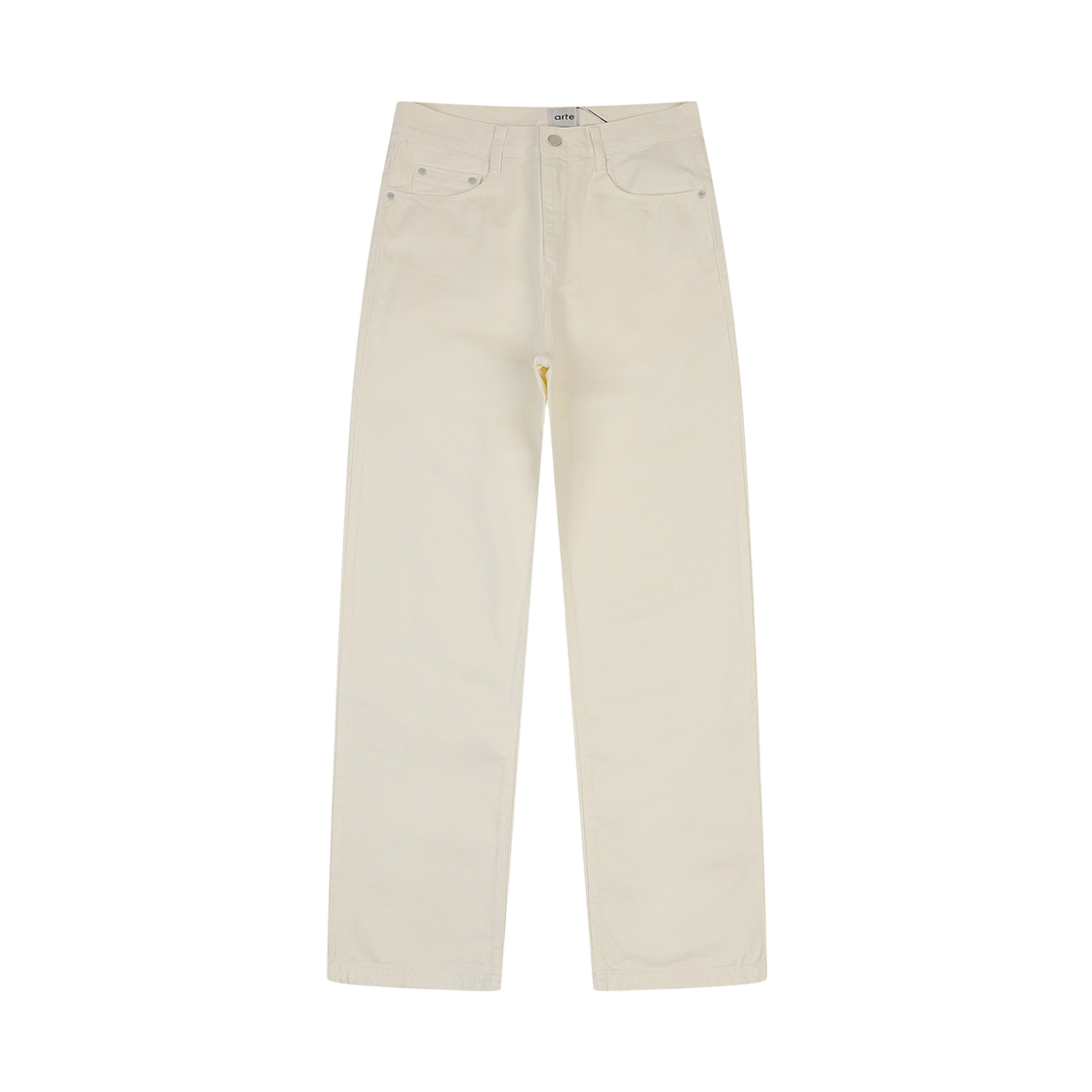 A14CBD0003IV PEER Arte Antwerp Embroidery Pocket Pants Ivory