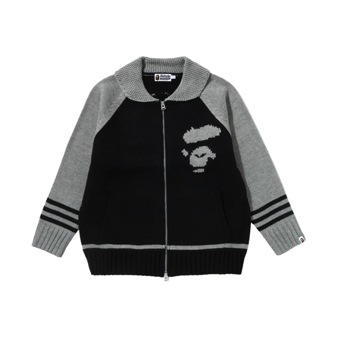 - BAPE Cowichan Sweater Black