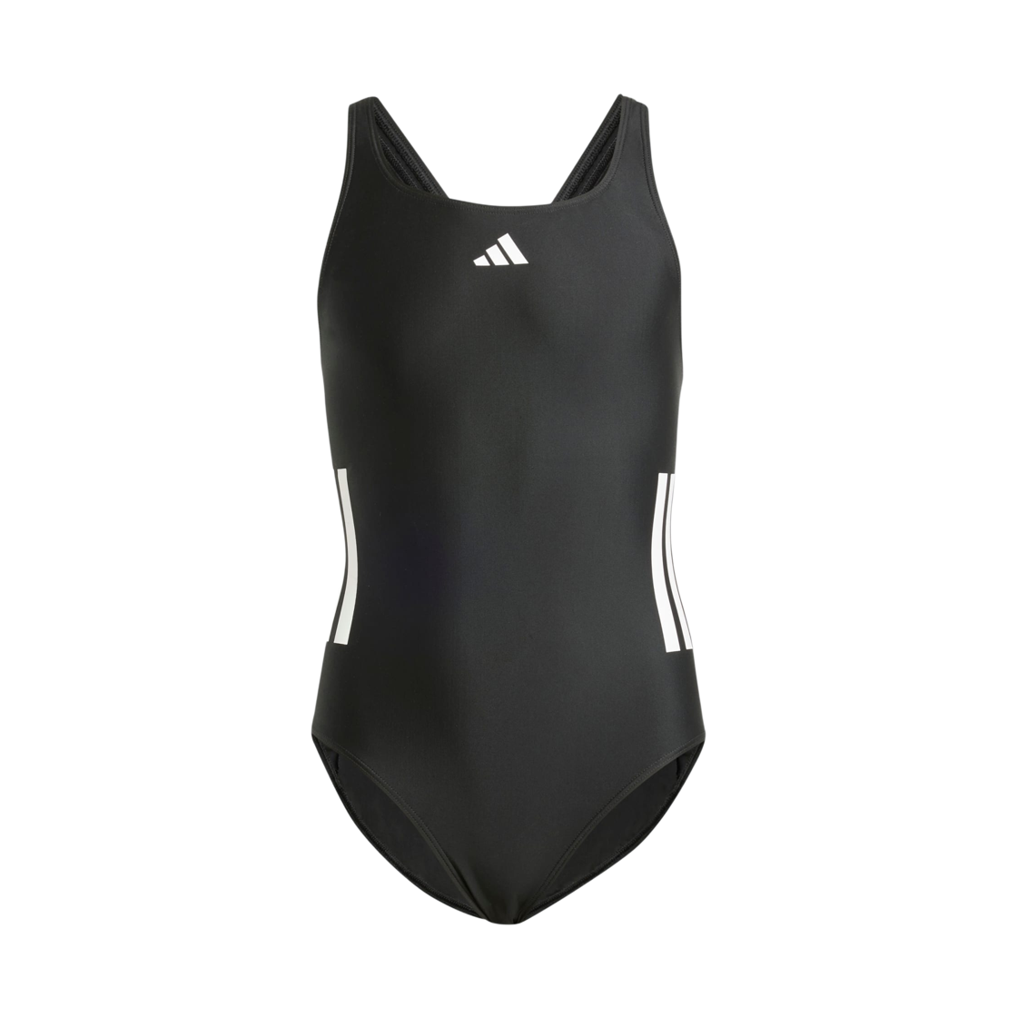 JN6577 (Kids) Adidas 3-Stripes C-Back Swimsuit Black - KR Sizing
