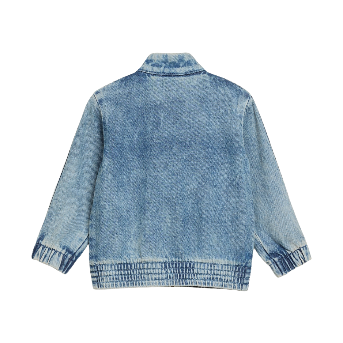 (키즈) 아디다스 파이어버드 데님 트랙 탑 원 블루 데님 - KR 사이즈((Kids) Adidas Firebird Denim Track Top Worn Blue Denim - KR Sizing) - 2