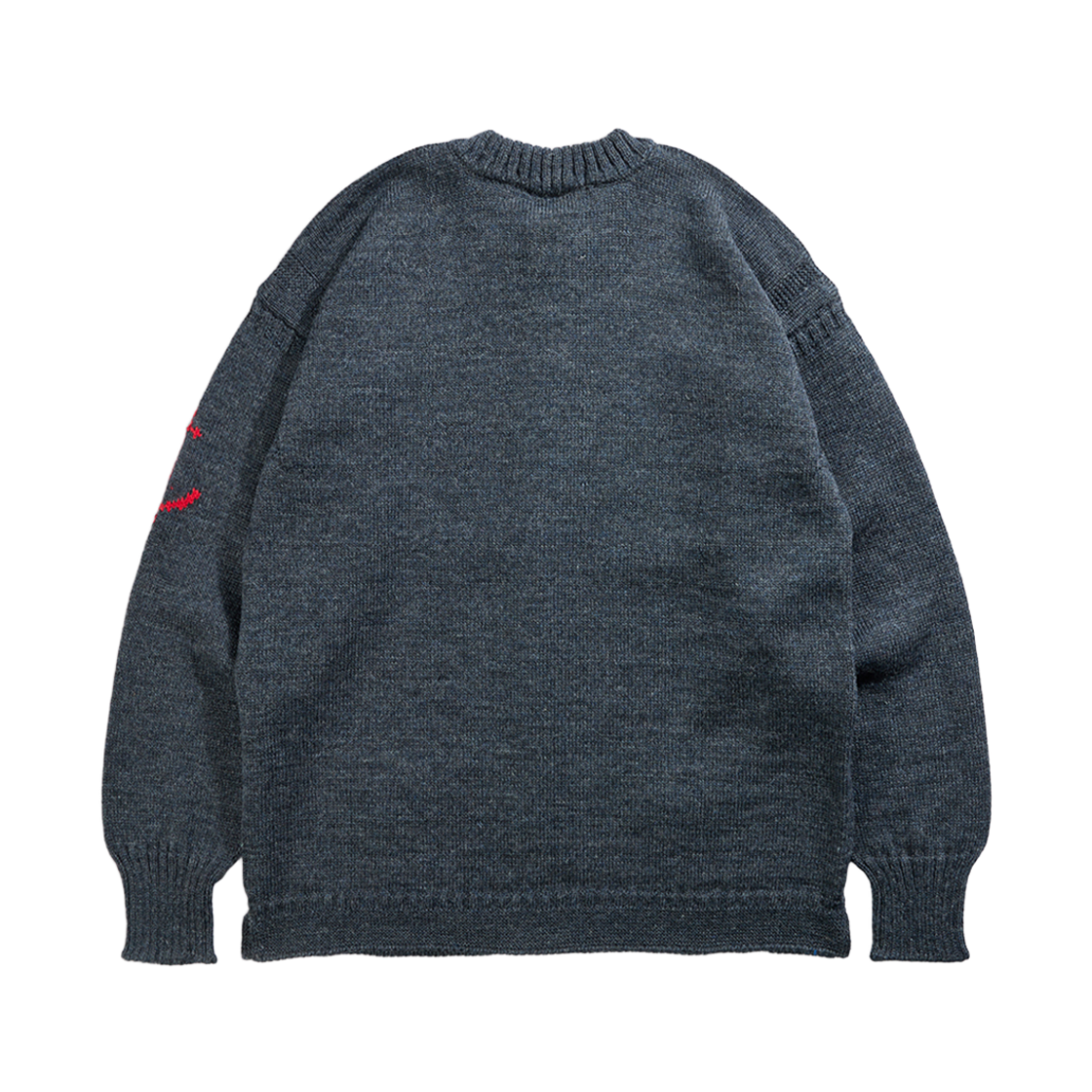 건지울른스 피셔맨 홀가먼트 가디건 차콜(Guernsey Woollens Fisherman Wholegarment Cardigan Charcoal) - 2